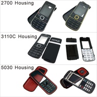 For Nokia 2700 3110C 5030 Housing Front Faceplate Frame Cover Case Back cover door cover Keypad