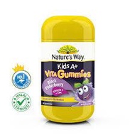 NATURES WAY KIDS A+ BLACK ELDERBERRY GUMMIES 30S