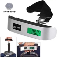 50kg/110lb Luggage Scale Electronic Digital Scale Portable Handheld Travel Suitcase Bag Hanging Scal