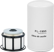 FD4596 FL1995 Fuel Filter Oil Filter Kit For 7.3L Diesel Fits for F250 F350 F450 F550 1999-2003 Repl