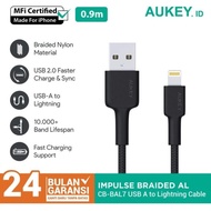 Aukey CB BAL7 Kabel Charger 0.9m MFi Lightning for Iphone Original