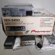 Pioneer Unit DEH-3450 CD-R/CD-RW Kompatibel 3 Band Equalizer Preouts Front Image Enhancer Mosfet 50W