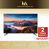 Sharp 43" Led Lcd Tv (Full HD, Google TV) 2TC43GH3000X