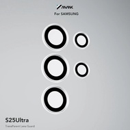 ANANK Anti-reflective AGC Glass Titanium Frame Lens Guard for Samsung Galaxy S25 Ultra