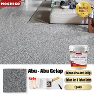 MOCHICO Cat Lantai Pasir Berwarna Epoxy Cat Pasir Warna Anti Licin Waterproof Cepat Kering Efek Mewa
