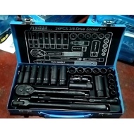 flyman USA brand 24pcs socket set 3/8 drive & 1/2 drive/ 21pcs deep socket set 3/8 drive