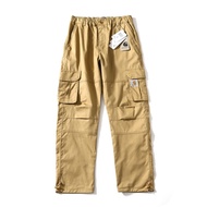 Culhartt Wip Carhartt กางเกงกำมะหยี่หนาของผู้ชาย Velcro อเมริกันกางเกงลำลอง Overalls Carhartt