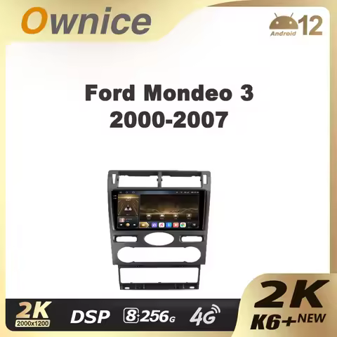 Ownice K6+ 2K for Ford Mondeo 3 2000 - 2007 Car Radio Multimedia Video Player Navigation Stereo GPS 