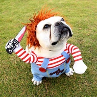 Dog Costume - Scary Chucky