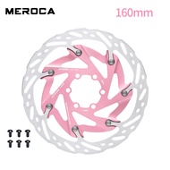 MEROCA XR Bicycle Disc Brake Rotor 6 bolts 160MM Color CNC  MTB Brake Discs Bike Rotors Brakes Acces