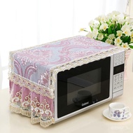 MH New Microwave Oven Cover Dust Cover Microwave Oven Dustproof Cover Towel Oven Cover Fabric Cover Bedside Table Cover