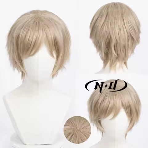 ND Ivan Braginsky Cosplay Wigs Anime Hetalia: World Stars Cosplay light Beige-blond Hair Wigs for Ha