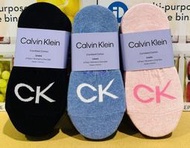 美兒小舖COSTCO好市多代購～Calvin Klein CK 凱文克萊 女船型襪/短襪(6入組)
