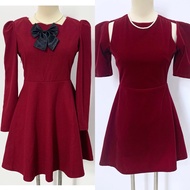 Thrift 2hand liquidation pass red dress set