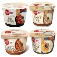 Korean Cup rice / Korean instant rice / CJ Cup ban / K-food / Korean food / Tuna Mayonnaise rice / Buldak Mayonnaise rice / Chicken Mayonnaise rice / Tepan Kimchi rice