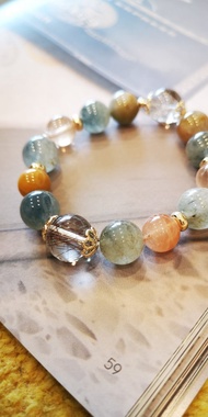 滿月MU-200-258~黃髮晶.藍兔毛.魔鬼鈦晶