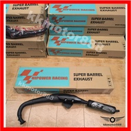 (100% ORIGINAL) HIPOWER Y125 125ZR  EXHAUST PIPE SUPER BARREL