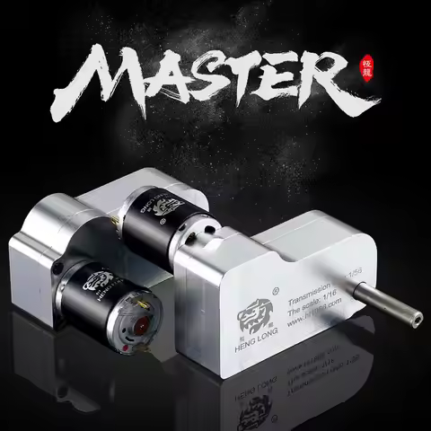 Henglong CNC 1/56 Ratio ML59mm Steel Gearbox For 1/16 Radio Control Tank 3869/79/88/88A/99/99A 3938 