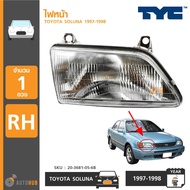 ไฟหน้า TOYOTA SOLUNA ปี 1997-1998 ยี่ห้อ TYC