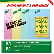 BC PAPER/ BRIEF CARD PAPER/ MANILA PAPER/ TIK PAPER INVITATION PAPER VARIOUS COLORS PER PACK A4 & F4