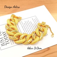 Emas GoldLian Bracelet - Gelang Tangan Dewasa Design Adira (GB820)(GB821)(GB822)(GB823)(GB824)(GB825