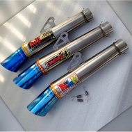 Daeng sai4 Exhaust Muffler only inlet 51mm Conical Daeng sai4 pipe open for all big Elbow motorcycle