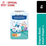Diapex Basic Adult Diaper L 8s