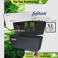 EXTRA LARGE LENGTH 79CM FELTON PLANTER BOX 2483 MODERN VEGEBATLE GARDEN TOOLS KOTAK PENANAM SAYURAN