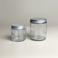 bottlebakewarefood storage♙▣Transparent Glass Jar 120ml / 250ml