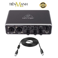[Genuine] Soundcard Behringer U-Phoria UMC204HD - Audio Receiver, Livestream Sound Card USB Audio In