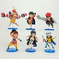 Claw Crane Doll Decoration 6 One Piece Anime Hundred Views One Piece Figure Cake Luffy Decoration Mo