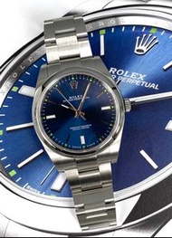 Rolex 勞力士 Oyster Perpetual Ref. 114300 藍面