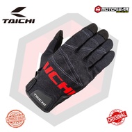 RS TAICHI RST462 RUBBER KNUCKLE MESH GLOVE (ICON RED)