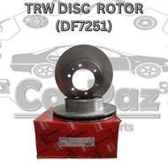 TRW DISC ROTOR (DF7251) TOYOTA HILUX KUN25, KUN26 (11.5 INCH/ 297MM) FRONT (1 PAIR)