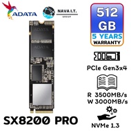 Adata XPG 512GB SSD รุ่น SX8200 Pro PCIe Gen3x4 M.2 2280 ประกัน 5 ปี