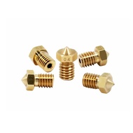 3D Printer Accessories E3D Nozzle E3D-V5 V6 M6 Thread 1.75/3.0 Consumables Brass Lettering Nozzle 3.