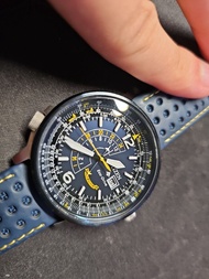 【二手閒置】Citizen 星辰錶 PROMASTER 光動能男錶 美國海軍藍天使Blue Angels聯名款飛行錶 BJ7006-56L 錶徑42.4MM