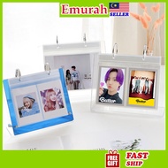 Acrylic Photo Frame Stand 2R 3R 4R Lomo Card Frame Photocard sleeve album ID Card Holder Instax KPOP