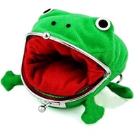 Frog Wallet Anime Cartoon Wallet Coin Purse Manga Flannel Wallet Cute Funny Plush Toy (Anime Frog)