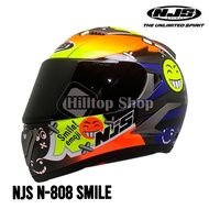 Helm NJS Shadow N 808 Smile Full Face DV Helmet