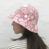 雙面漁夫帽- 粉有趣