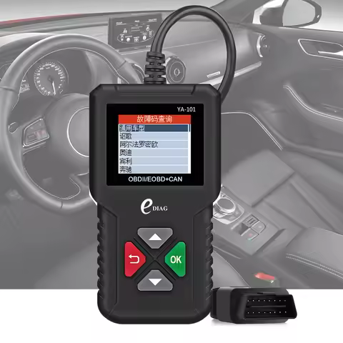 1PC YA101 OBD2 Diagnostic Instrument Multi Language Car Engine Fault Code Reading Card Diagnostic In