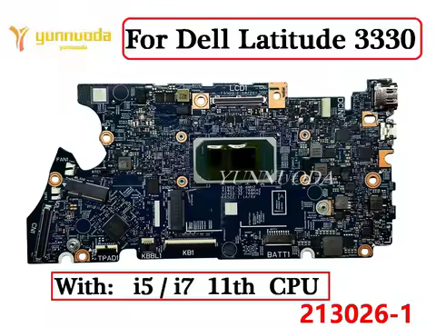 213026-1 For Dell Latitude 3330 Laptop Motherboard With i3 i5 11th gen CPU 8G RAM 00FH52 0F67X7 100%
