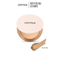 แป้งพัฟผสมรองพื้น Jovina Smooth Skin Foundation Powder SPF30 PA+++ เบลอรูขุมขน ติดทน มีกันแดดในตัว