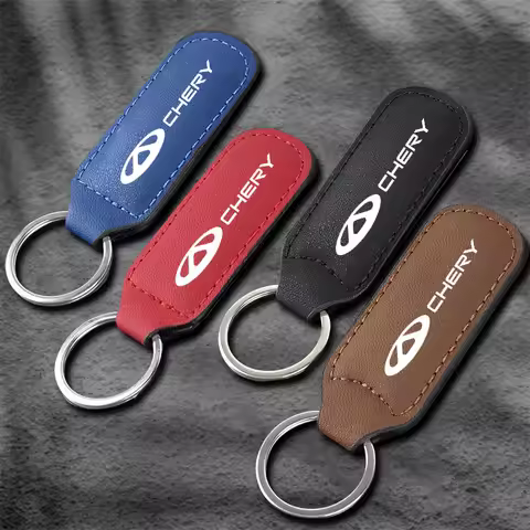Fashion Leather Car Logo Keychain Holder Key ring Accessories For Chery Tiggo 5 2 3 7 PRO 8 5X IQ QQ