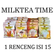 Milktea Time Choco Hazelnut Brown Cheese Teh Tarik 24g 1 Renceng Isi 10 Sachet All Variant