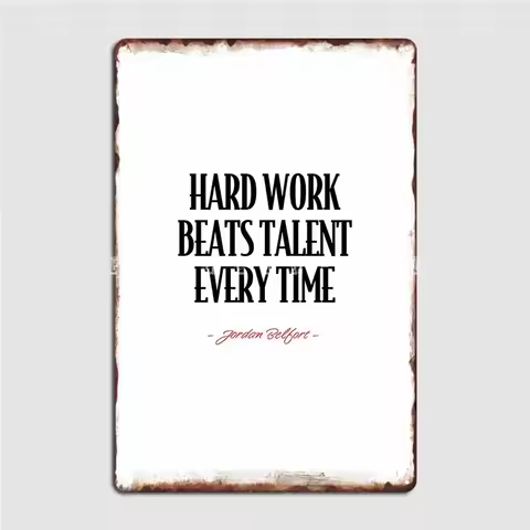 Jordan Belfort Quote Metal Plaque Poster Pub Garage Plaques Wall Pub Design Tin Sign Poster