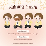 NCT WISH "SHINING YUSHI" Keychain, STICKER