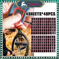 Bicycle Tire Repair Patch Tire Patch/ 4 Sheets*48 Pcs Bicycle Tire Patch/