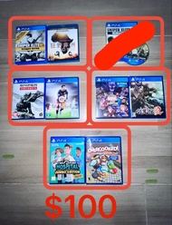 PS4 games 遊戲 $80 一套 (每套兩隻碟 - 如圖所示) (Sniper Elite III Ultimate Edition / Sniper Ghost Warrior Contrac